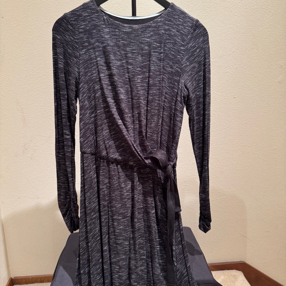 Heather faux-wrap jersey dress by Saturday Sunday.
